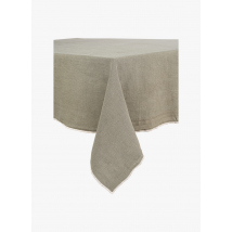 Harmony Haomy - Tafelkleed van stonewashed linnen - 160x250 cm Maat - Beige