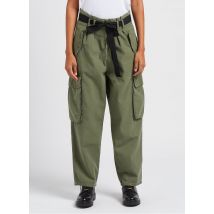 Le Temps Des Cerises - Drillichhose aus baumwolle mit hohem bund - Größe 24 - Grün