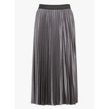 Persona By Marina Rinaldi - Falda midi plisada de punto - Talla S - Gris
