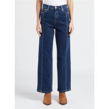 Humility - Wijde jeans van stretchkatoen met sierstiksel - 42 Maat - Blauw