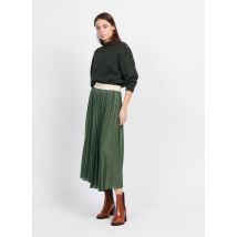 Please - Halflange plissérok - XS Maat - Groen