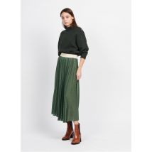 Please - Halflange plissérok - XS Maat - Groen