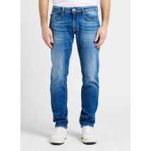 Le Temps Des Cerises - Rechte jeans van stretchkatoen met verwassen effect - 34 Maat - Blauw
