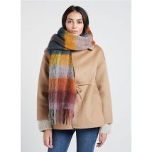 Saison 1865 - Echarpe en laine mélangée - Taille Unique - Multicolore