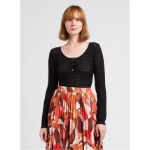 La Petite Etoile - Body de ganchillo con cuello redondo - Talla 3 - Negro