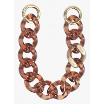 Louvini Paris - Mini chaîne à grosses mailles - Taille Unique - Marron