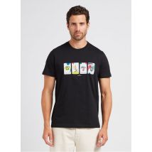 Paul Smith - T-shirt van biokatoen met ronde hals - M Maat - Zwart