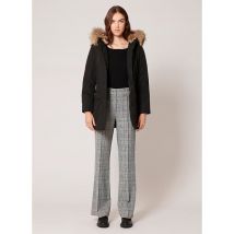 Zapa - Jas met capuchon - katoenblend - 44 Maat - Zwart