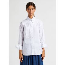 Valentine Gauthier - Oversized - katoenen blouse met klassieke kraag - 40 Maat - Wit
