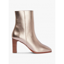 Bobbies - Bottines à talon en cuir - Taille 39 - Doré