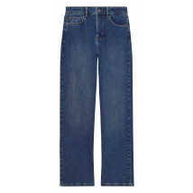 Zapa - Vaquero recto de mezcla de algodón de talle alto - Talla 42 - Vaquero stone