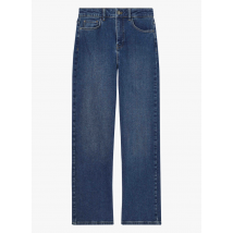 Zapa - Rechte jeans met hoge taille katoenblend - 42 Maat - Jeans stone