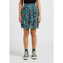 Suncoo - Korte rok met hoge taille en bloemenprint - 2 Maat - Groen