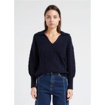 Marie Sixtine - Pull Col V ample - Taille M - Bleu