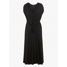 Caroll - Midikleid mit v-ausschnitt - Größe 38 - Schwarz