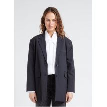 Object - Chaqueta recta con cuello sastre - Talla 36 - Gris