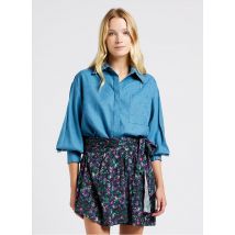 The Korner - Ruimvallend - licht jasje met klassieke kraag - 40 Maat - Blauw