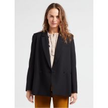 Pomandere - Recht jasje met reverskraag - 40 Maat - Zwart