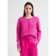 Suncoo - Vest met ronde hals wolblend - 1 Maat - Roze
