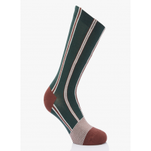 Acote - Chaussettes rayées en coton mélangé - Taille 2 - Vert