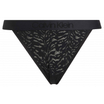 Calvin Klein Underwear - Tanga échancré en dentelle - Taille L - Noir