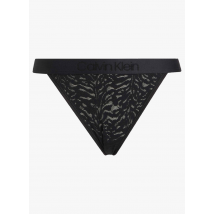 Calvin Klein Underwear - Tanga échancré en dentelle - Taille XS - Noir