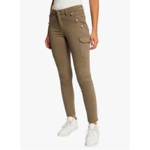 Morgan - Jean cargo skinny à ponts - Taille 36 - Vert