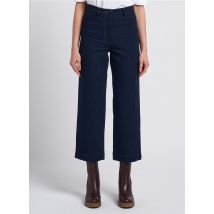 Sessun - Wijde jeans met hoge taille - 40 Maat - Blauw