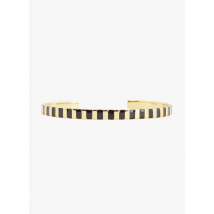 Bangle Up - Bracelet imprimé en laiton - Taille Unique - Noir