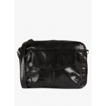 Pieces - Leren schoudertas - Een Maat - Zwart