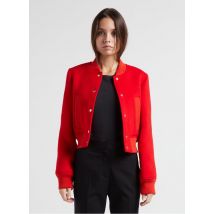 Margaux Lonnberg - Wollen jasje met ronde hals - 36 Maat - Rood