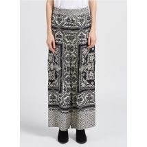 Momoni - Pantalon large imprimé en soie - Taille 46 - Blanc