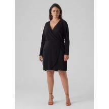 Vero Moda Curve - Korte jurk met v-hals - 46-48 Maat - Zwart