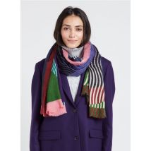 Mapoesie - Foulard en laine mélangée - Taille Unique - Violet
