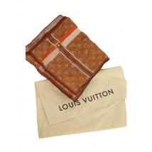 Louis Vuitton - Seconde Main - Foulard en coton - Taille Unique - Marron