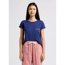 Maison Labiche - Tee-shirt col rond en coton biologique - Taille M - Bleu
