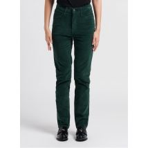 Levi's - Pantalón recto de mezcla de algodón de talle alto - Talla 28/30 - Verde