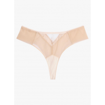 Icone - Braguita brasileña de tul - Talla S - Beige