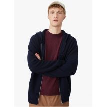 Harris Wilson - Gilet à capuche ample en laine - Taille XL - Bleu