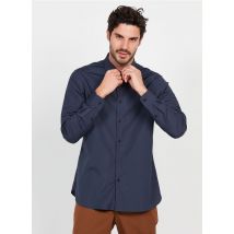 Atelier Prive - Camisa de algodón con cuello clásico - Talla 47/48 - Azul