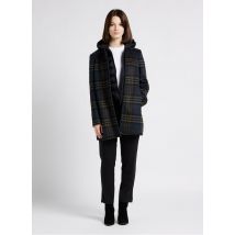 One Step - Karomantel mit rundhalskragen - Größe 42 - Grau