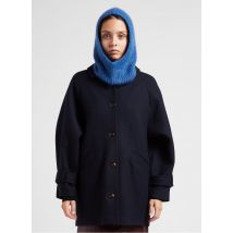 Des Petits Hauts - Halblanger wollmix-mantel mit klassischem kragen - Größe 1 - Blau