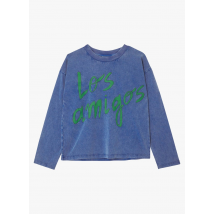 The Campamento - Katoenen t-shirt met ronde hals en print - 7-8ans Maat - Blauw