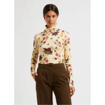 Soeur - Top recto con cuello alto de algodón estampado - Talla 34 - Multicolor