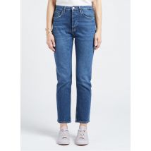 Reiko - Vaquero recto de mezcla de algodón de talle alto - Talla 28 - Vaqueros destenidos