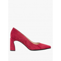 Bocage - Zapatos de salón de piel aterciopelada - Talla 37 - Rojo