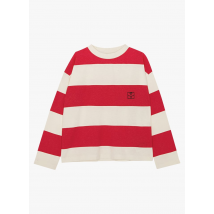 The Campamento - Gestreept - katoenen t-shirt met ronde hals - 11-12ans Maat - Rood