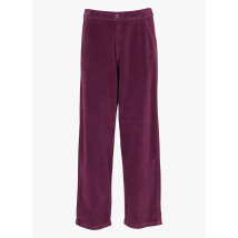 Reiko - Pantalón recto de mezcla de algodón - Talla 23 - Prune