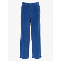 Reiko - Pantalon droit en coton mélangé - Taille 28 - Bleu