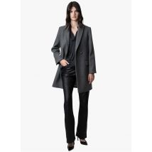Zadig&voltaire - Jas met reverskraag wolblend - XS Maat - Grijs